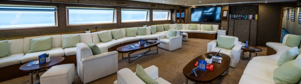 Cape Verde Luxury Cruise - the main Lounge